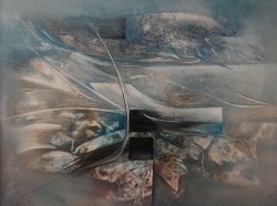 The Passing Night Zimmermann - The Passing Night - An impressionist painting by Zimmermann capturing fleeting moments of darkness and transition, blending deep tones and expressive brushwork.